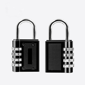 Sturdy zinc alloy 4 digit combination password lock padlock for cabinet/cage/box