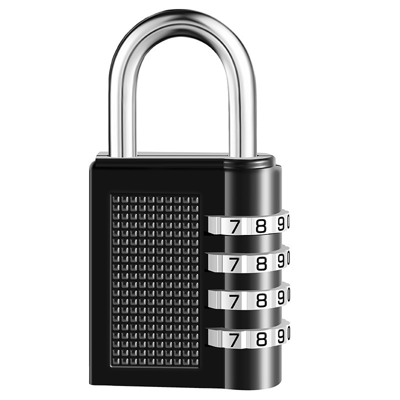 Sturdy zinc alloy 4 digit combination password lock padlock for cabinet/cage/box