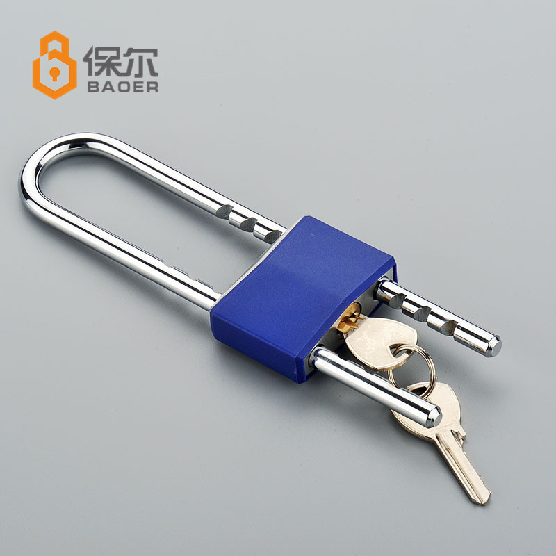 50mm Promotional Various Durable Using Mortice Commercial Door Locks Latch Lock Long Shackle Aluminum Padlock