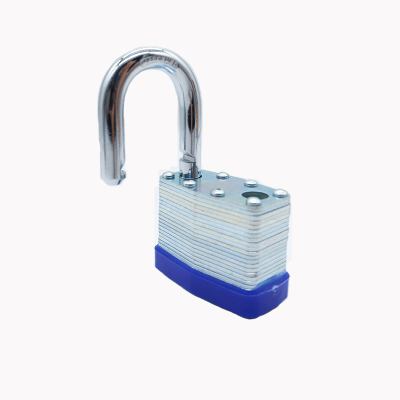 Heavy Duty Laminated Steel Padlock Safety Pad Lock with Hardened Chrome plated Shackle Key Alike 40mm