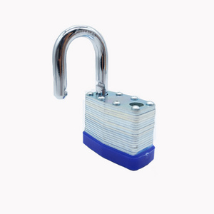 Heavy Duty Laminated Steel Padlock Safety Pad Lock with Hardened Chrome plated Shackle Key Alike 40mm