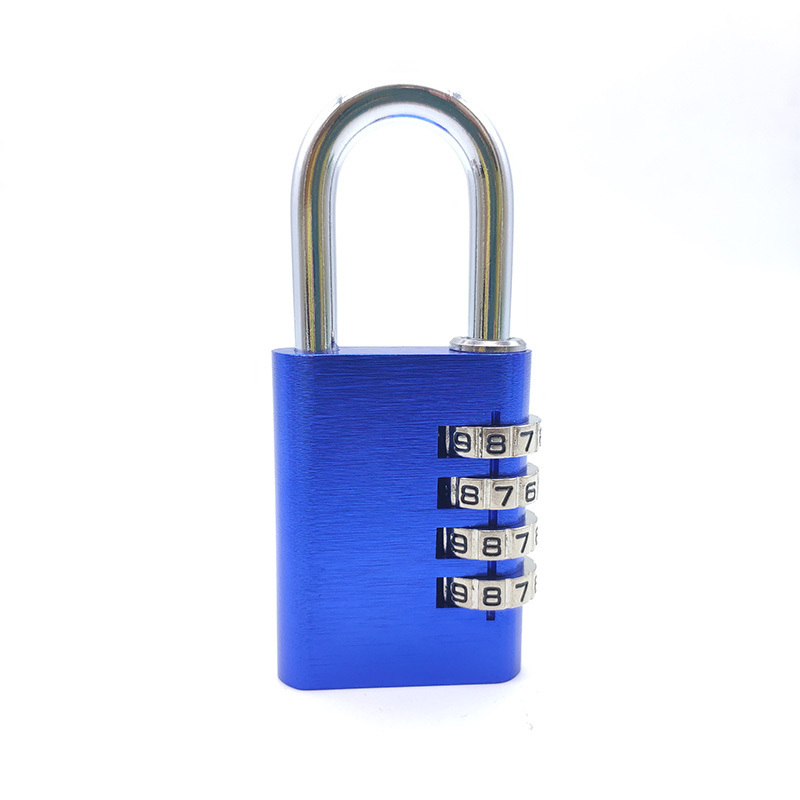 Sample available Hot Selling High Quality Multi Color Aluminium Digital Combination Padlock Luggage Lock