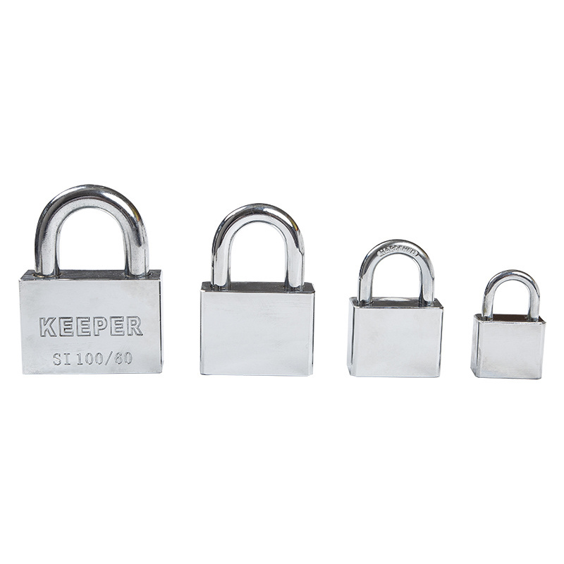 Free sample top quality square key padlock high security custom logo solid heavy duty iron padlock 60MM