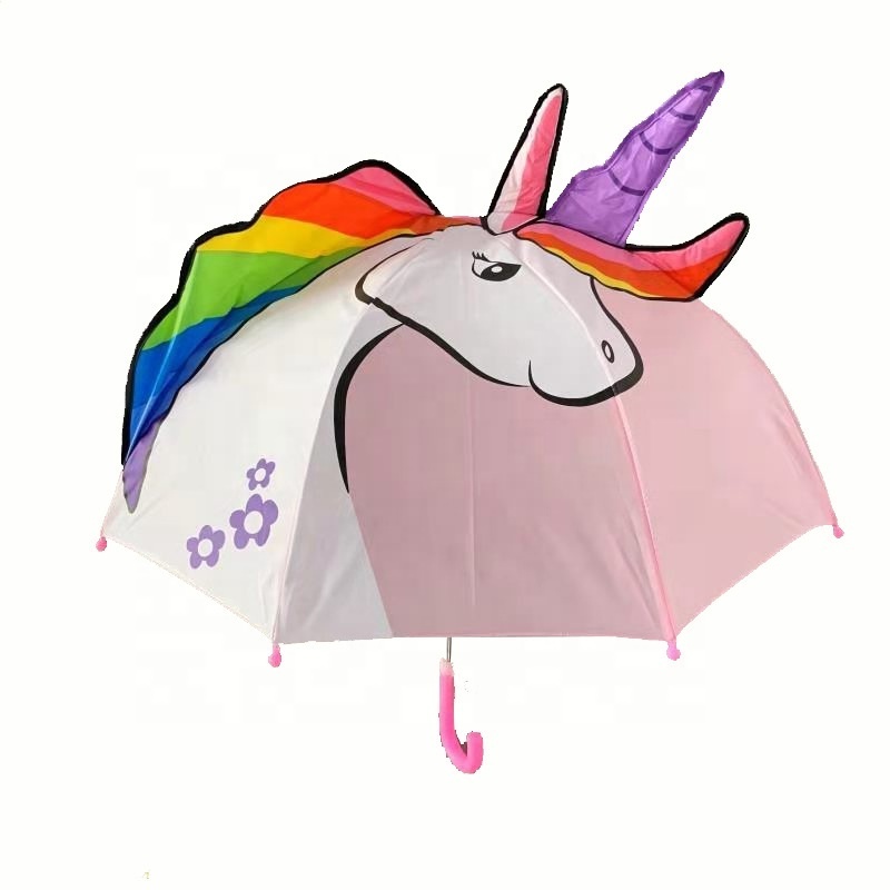 Kids Umbrella Colour Changing Disposable Creative Animal Head Newest Design Best Umbrella For Kids