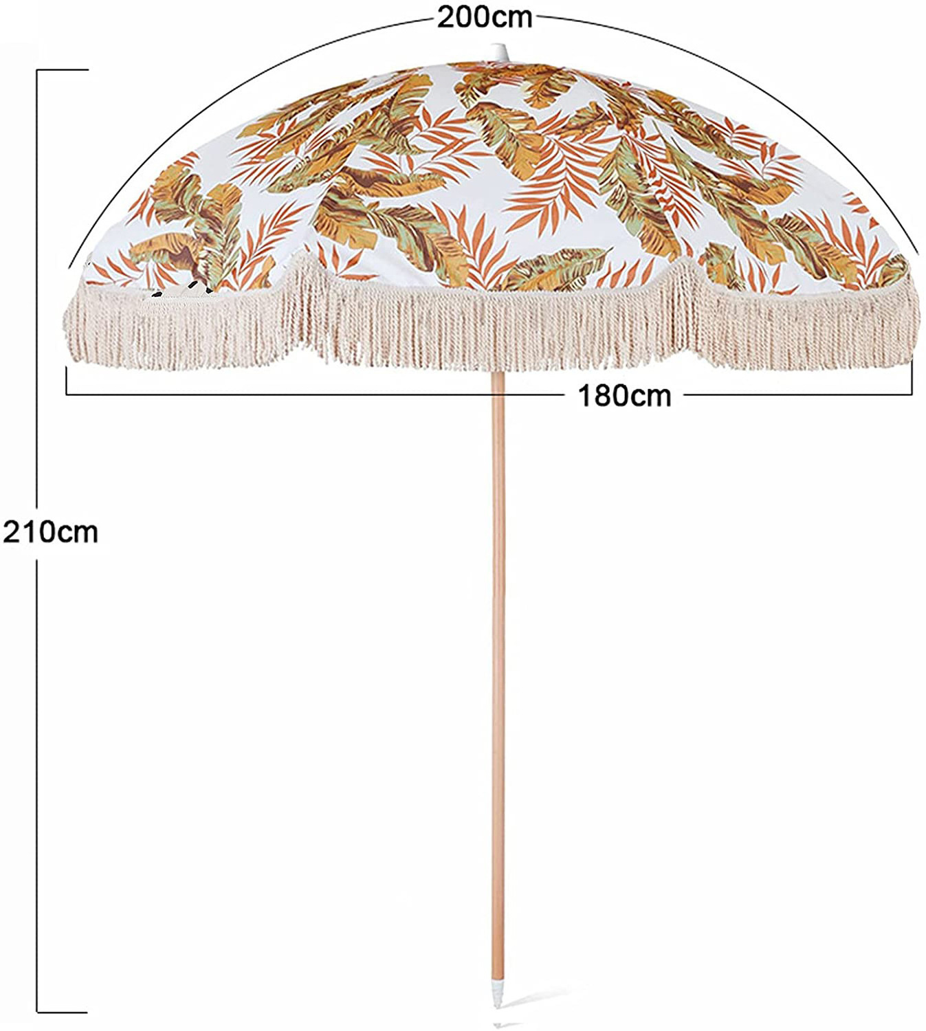 Windpoor Large Size Umbrella For Rain Oxford Fabric Umbrella Jumbo Australia Bohemian Beach Umbrella