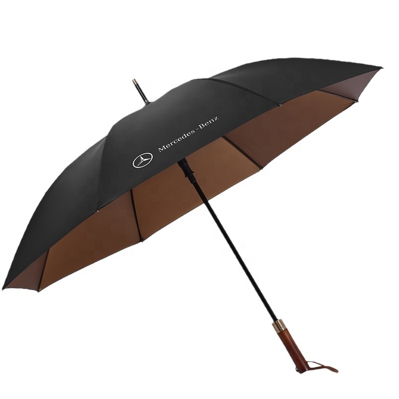 Promotion Advertising Straight Golf Rain Umbrella Custom Your Logo Windpoor Large Size Fantastic Umbrella