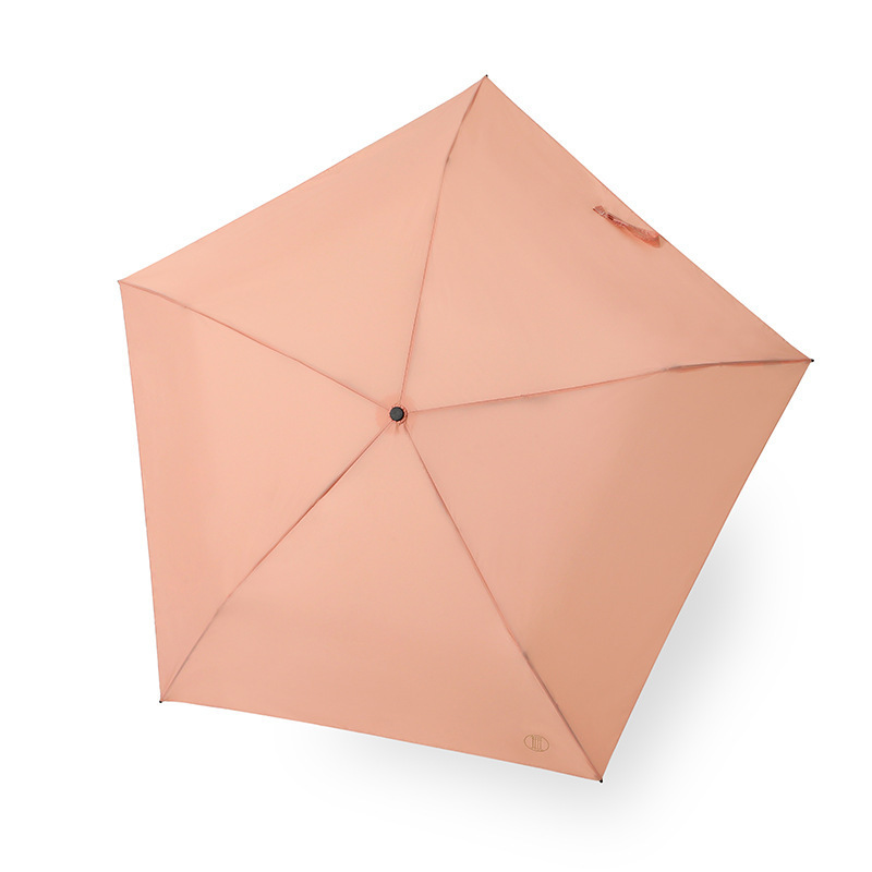 2 Fold Manual Umbrella For Rain And Sun Light Weight 190t Pongee Fabric Wholesale Uv Sun Pill Umbrella