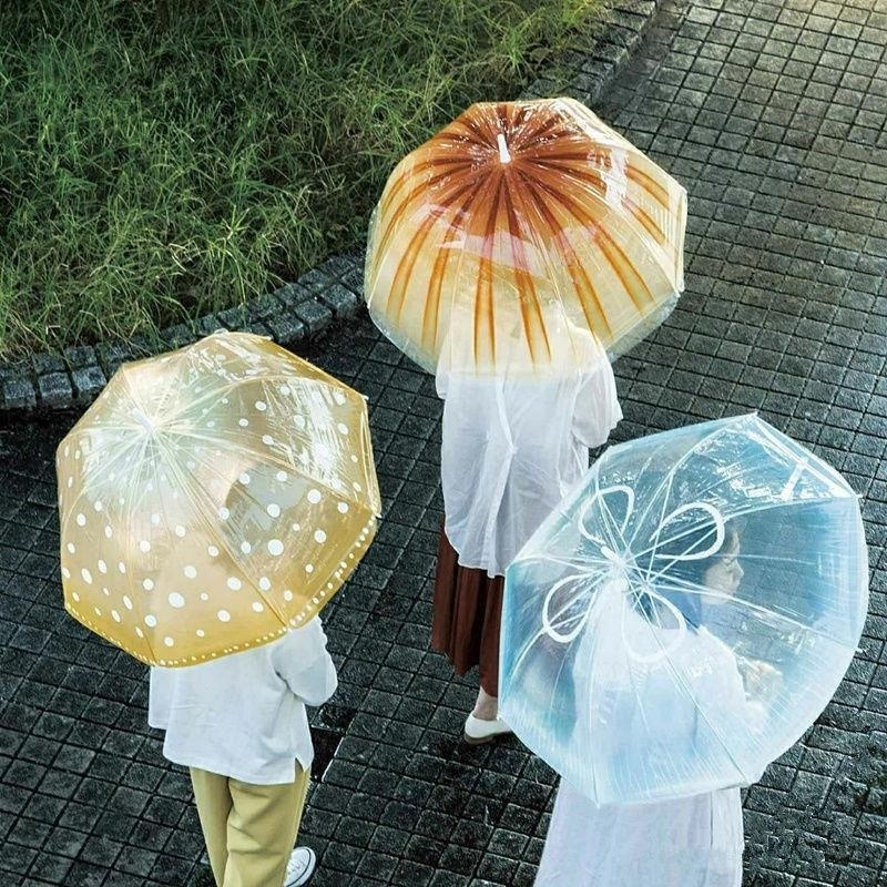 Umbrella Pvc Ideas Jellyfish Umbrella For Women New Fashion Unique Flower Clear Transparent Rain Umbrella