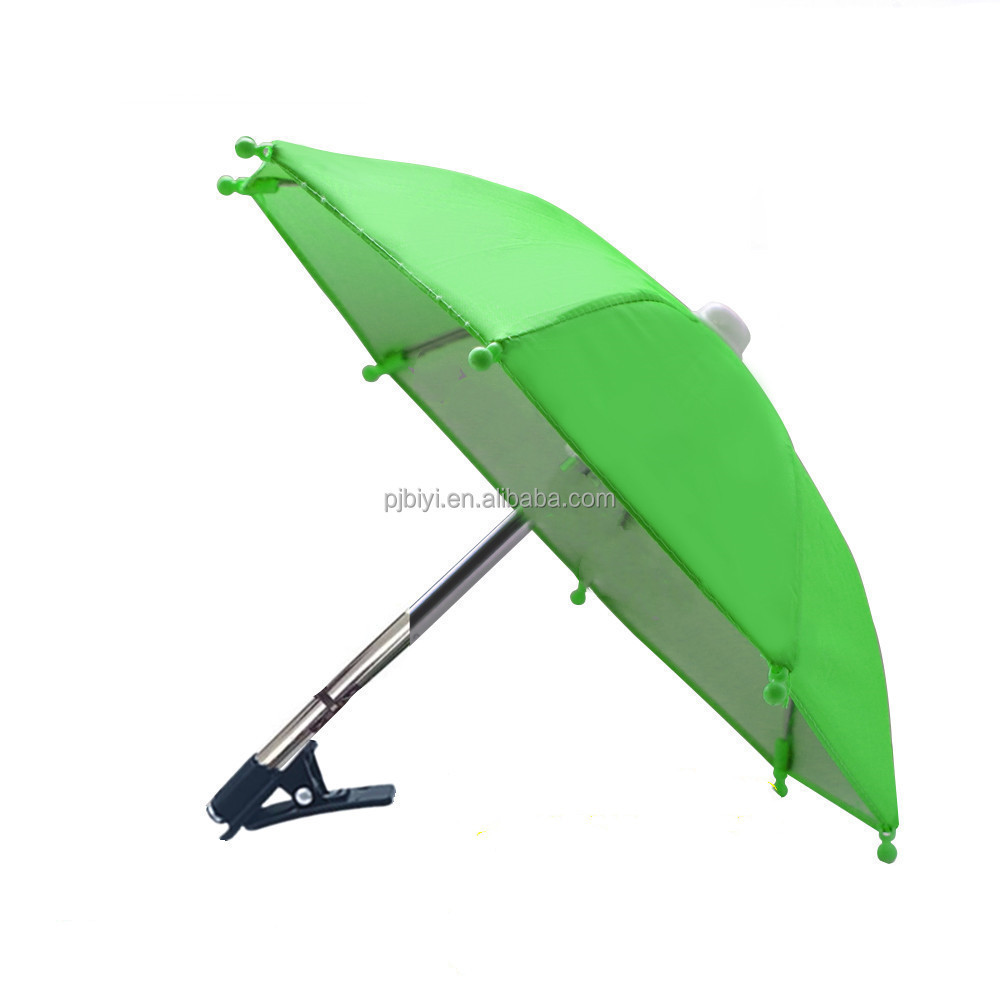 Cute Mobile Phone Holder With Sun Umbrella Stand Base Umbrella Terrace Mini 5m Umbrella