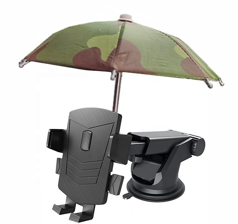 Motorcycle Phone Bracket Umbrella Mini Umbrella For Phone Stand And Shade Support Car