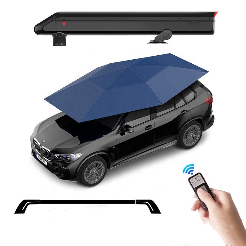 Car umbrella with remote control Outdoor Automatic Sun Shade umbrella car windshield sunshade umbrella