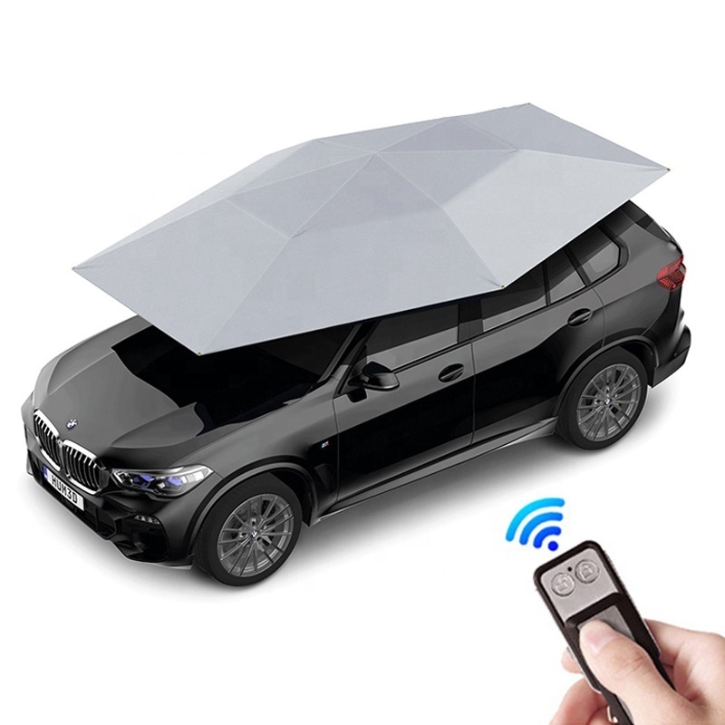 Car umbrella with remote control Outdoor Automatic Sun Shade umbrella car windshield sunshade umbrella