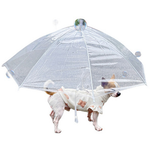 Walking Umbrella Factory China Manufacturer With Logo Printing Fantastic Pvc Transparent Dog Umbrella