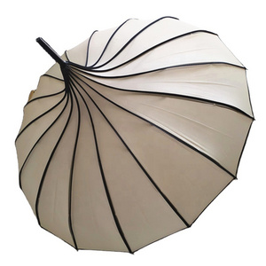 White Paper Parasol Umbrella Wedding Centerpiece Sunshade Umbrella  Factory Price Pagoda Umbrella