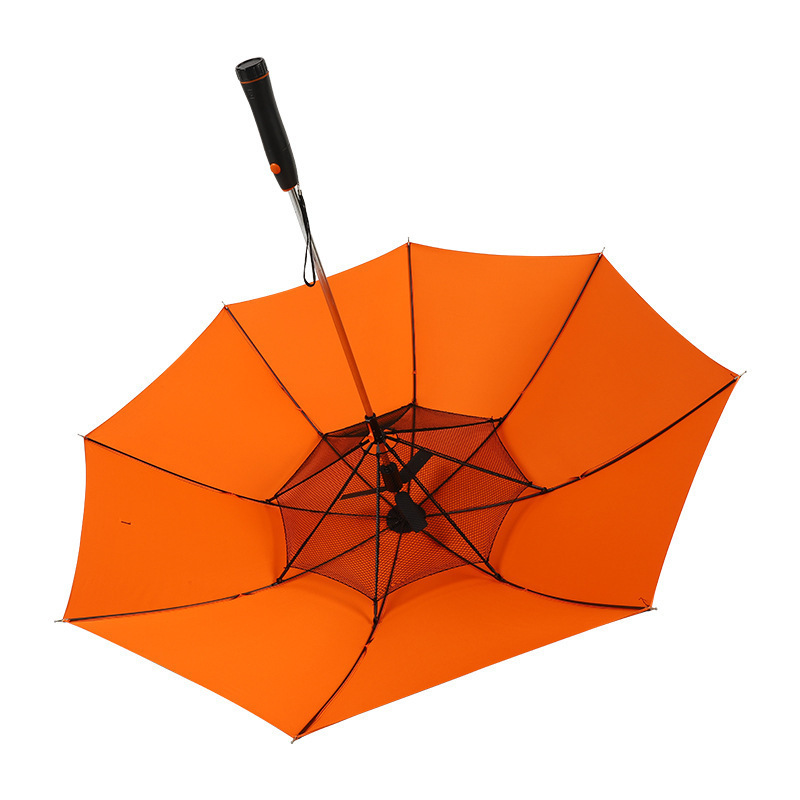 Umbrella With The Fan Customized Design Built-In Fan Rain Straight Umbrellas Extra Large Fan And Umbrella