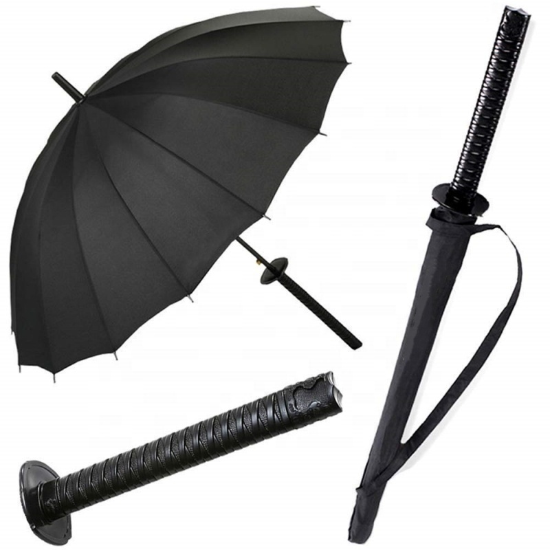 Katana Umbrella High Quality 21 Inch 8/16/24 Bone Paraguas Personalize Customized Design Umbrella For Rain