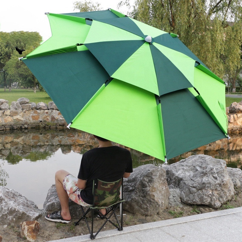 Automatic Open  Fishing Umbrella Fiberglass Straight Golf Size Rain Umbrella For Amazon Style Fishing Umbrella