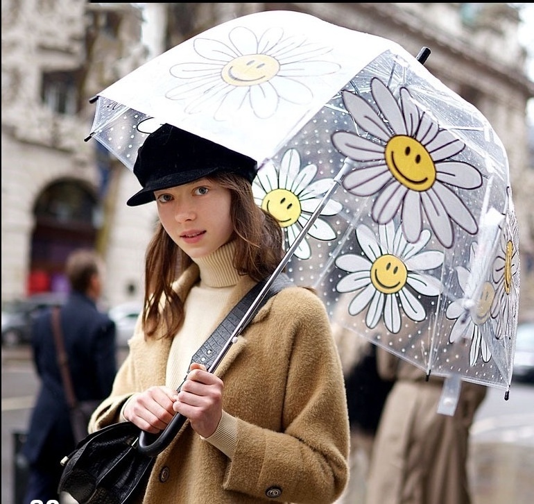 Raincoats For Kids With Umbrellas And Boots  Kids Umbrella Children Reflective Custom Logo Sun Umbrella