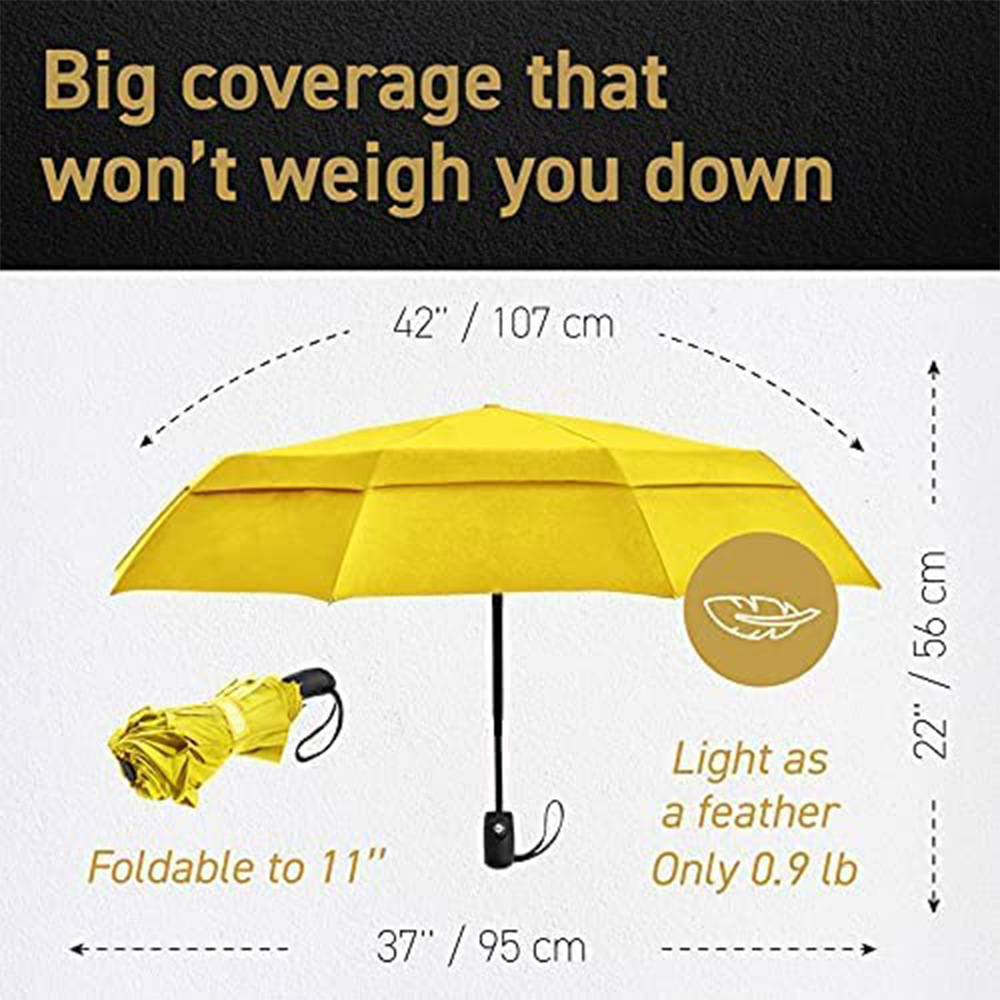 luxury umbrella 16 ribs solar panel umbrella pocket promotional umbrellas