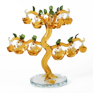 Crystal Ingot tree Cash tree living room TV cabinet decoration gift housewarming home furnishings money tree decoration