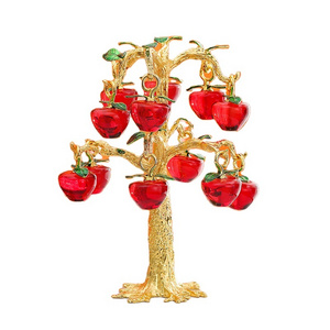 Crystal apple tree high-grade metal tree pole wedding wedding decoration happy props wedding room decoration