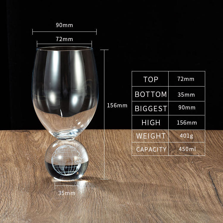 luxucocktail glass High Quality \ Wholesale factory With CE Certificate Crystal Inner carving Red Wine Glass wine glasses