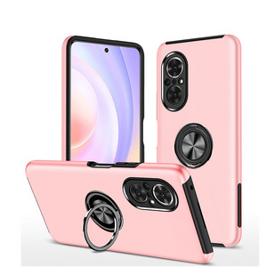 Mobile case manufacturing 2 in 1 pc back cover shockproof ring holder cover for Huawei nova 9 SE mate xs 2 mate 40 50 pro case