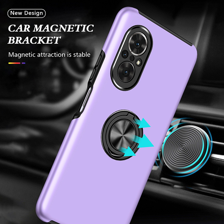 Mobile case manufacturing 2 in 1 pc back cover shockproof ring holder cover for Huawei nova 9 SE mate xs 2 mate 40 50 pro case