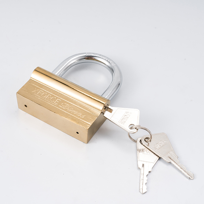 75mm On Sale Gold Color Security Padlock With Iron Keys Cadeado Cadeado Factory Price Iron Pad Lock