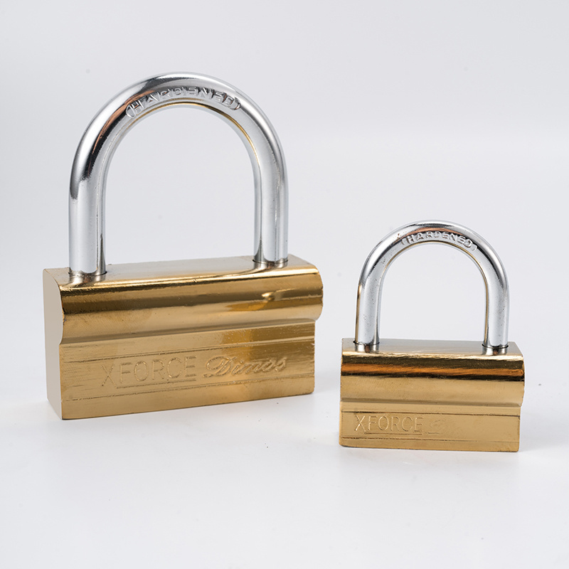 75mm On Sale Gold Color Security Padlock With Iron Keys Cadeado Cadeado Factory Price Iron Pad Lock