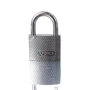 Hot selling  wholesale iron Atomic padlock 4 keys safety padlock 50mm lock master key safety brass color padlock