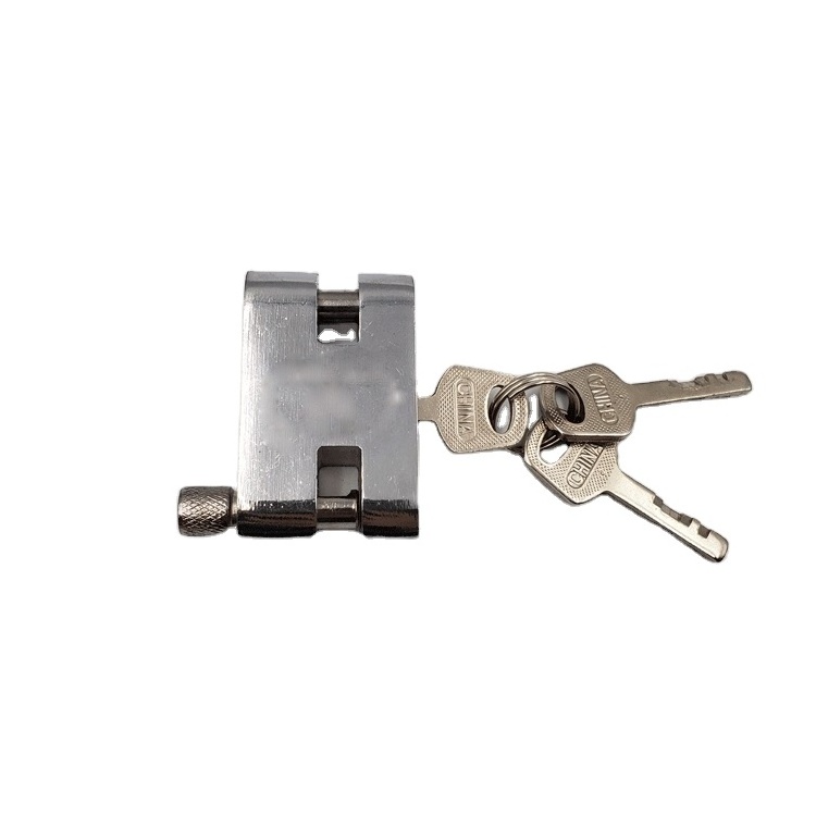 chrome plated iron 0.8m vane key glass door long chain lock