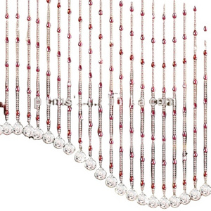 Widely used superior quality beads crystal beads rhinestone door curtains for for windows beaded curtain crystal