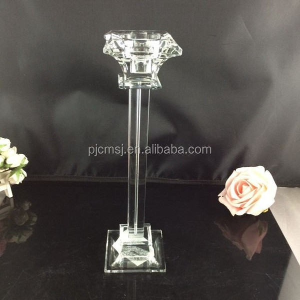 Different Size Crystal Candle Holder for Wedding Centerpieces