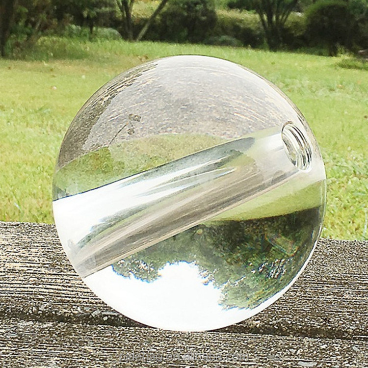 Factory Direct Sale K9 Crossing Hole Crystal Ball Glass Ball with Hole