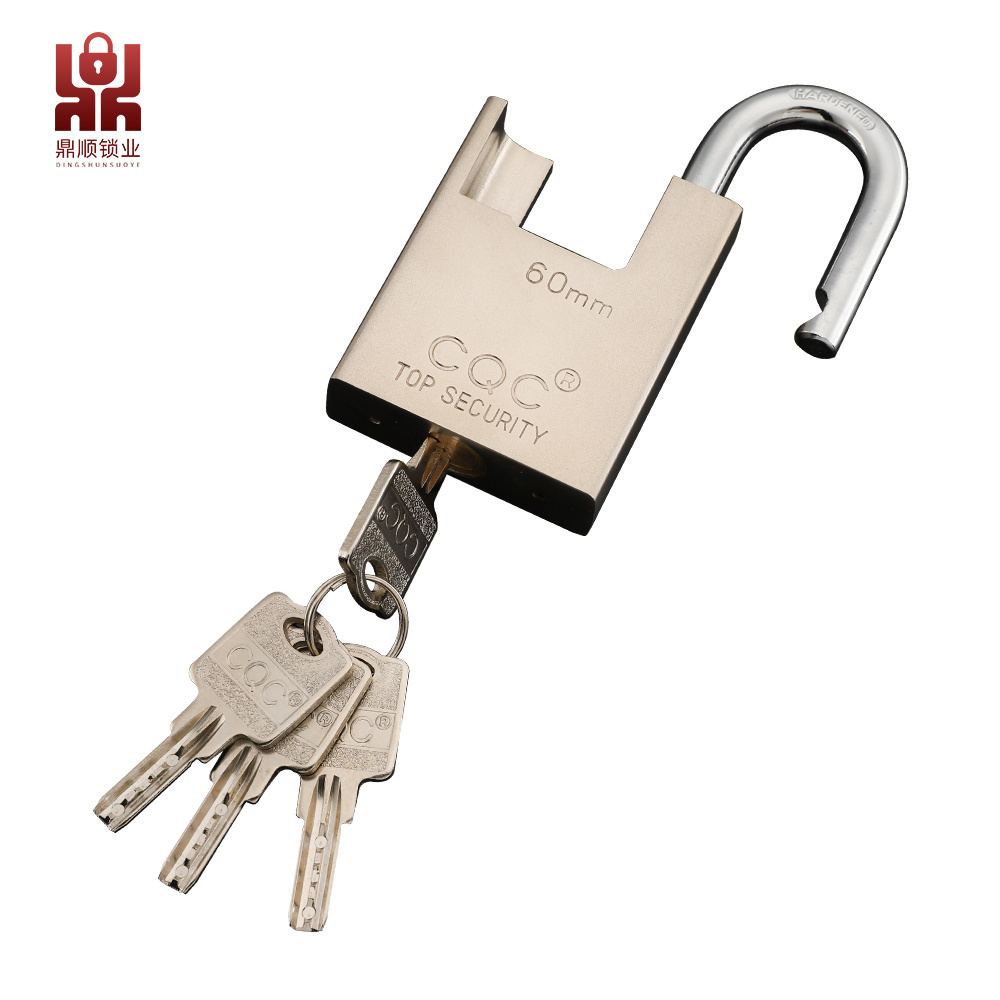 High security 50MMAtom Key Shackle Protect Iron Padlock   cylinder  Factory direct supply