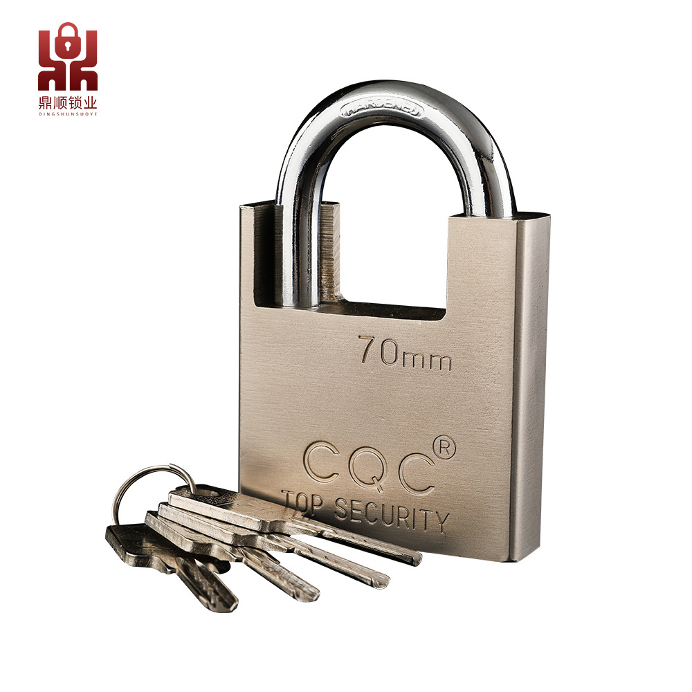 High security 50MMAtom Key Shackle Protect Iron Padlock   cylinder  Factory direct supply