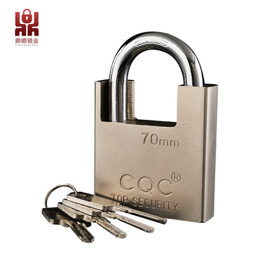 Accept customization logo packaging color Atom Key Shackle Protect copper cylinder Iron Padlock