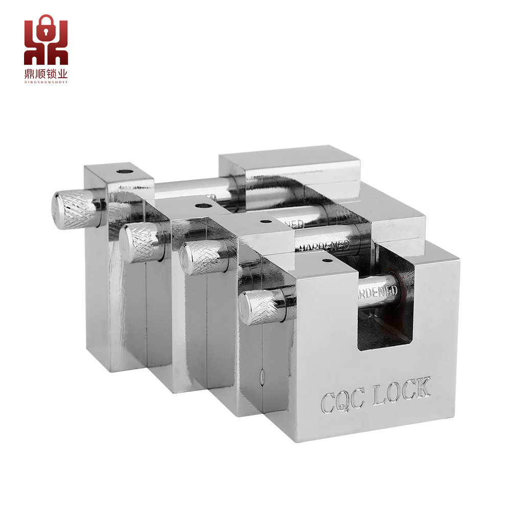 Accept customization logo packaging Vane Key Rectangular High security Iron Padlock