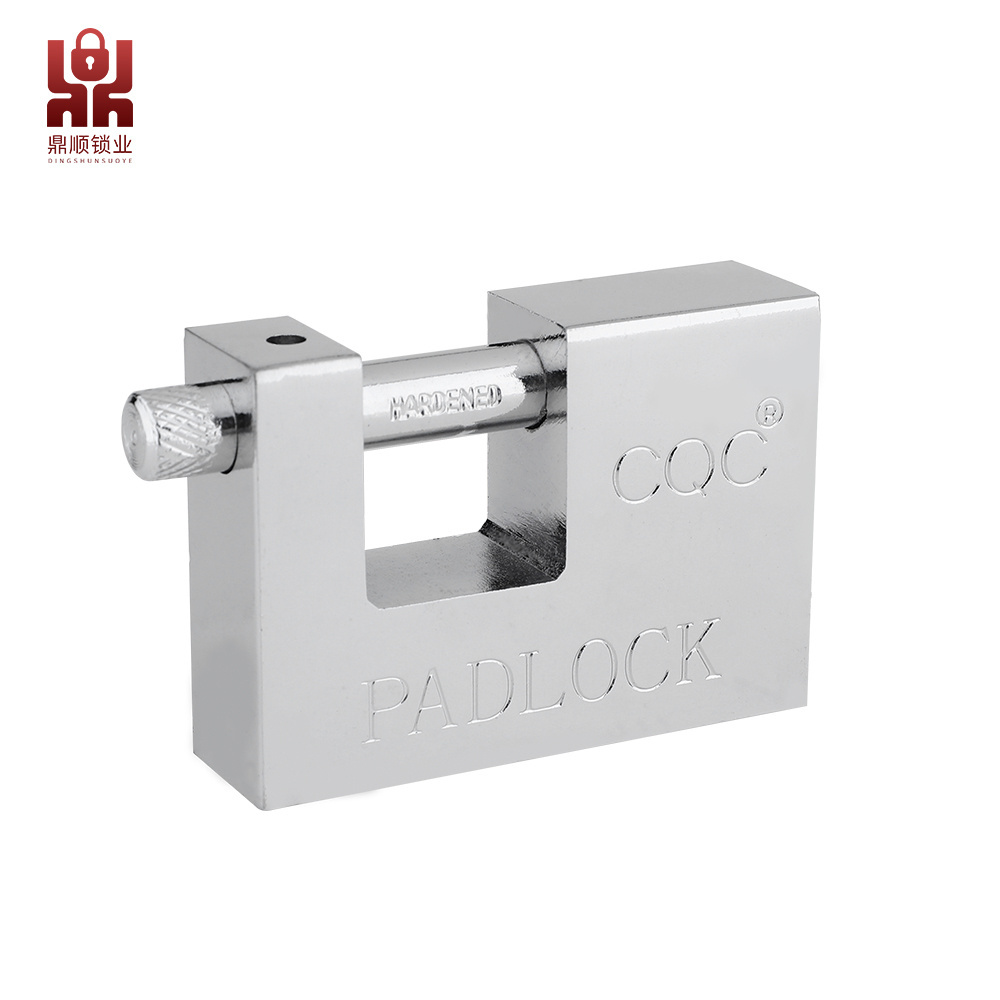 Accept customization logo packaging Vane Key Rectangular High security Iron Padlock