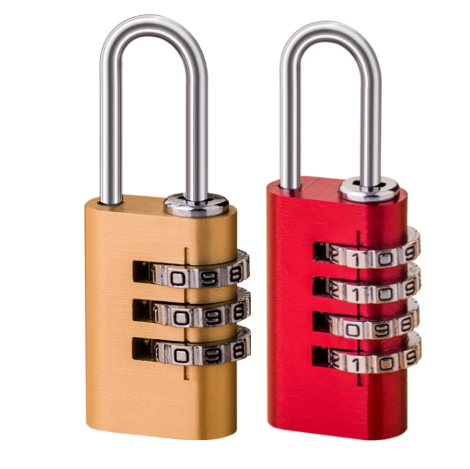 Factory OEM candado 21mm* luggage padlock 3 4 digital lock Aluminum combination lock cabinet lock