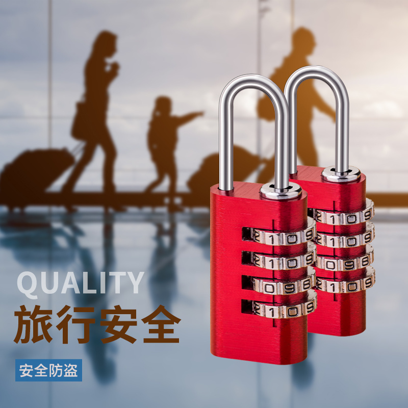 Factory OEM candado 21mm* luggage padlock 3 4 digital lock Aluminum combination lock cabinet lock