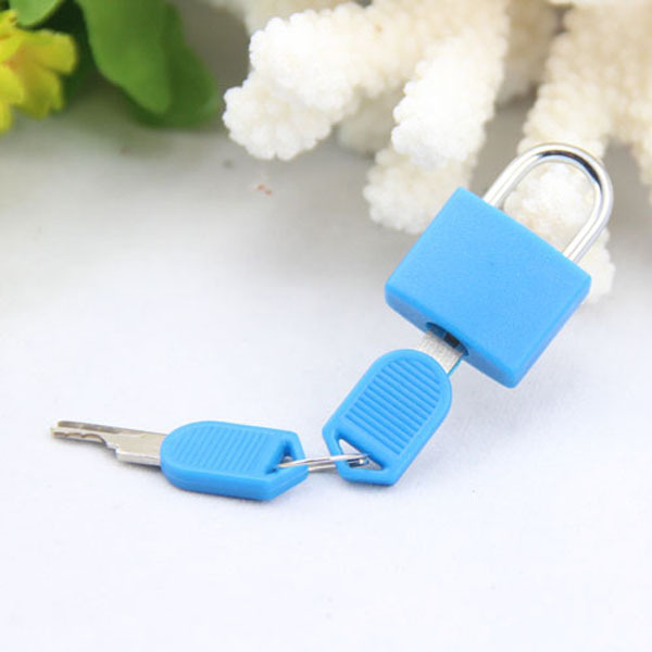 23mm 38mm 35mm 43mm Waterproof plastic coated small brass padlock Gift padlock Luggage locks