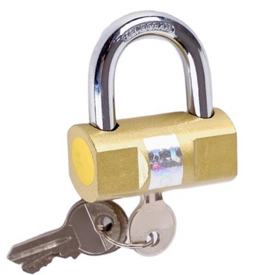 Free samples from Factory OEM candado Brass painted hammer iron padlock