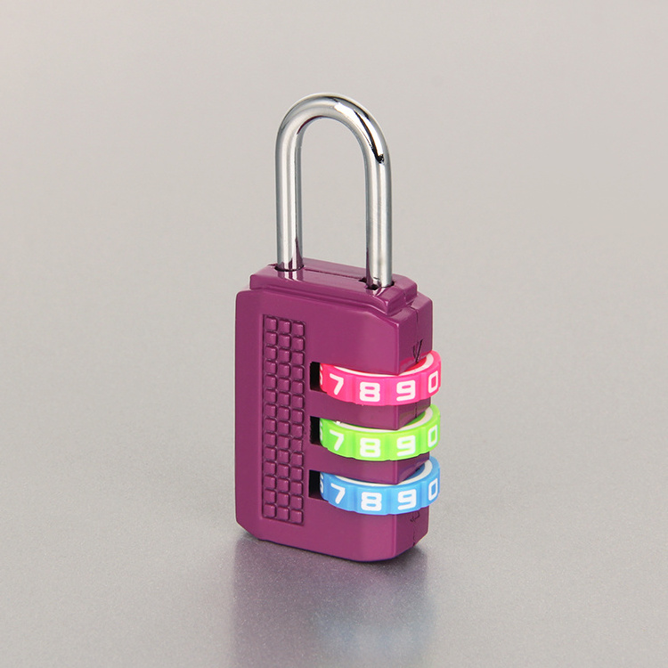 Factory OEM sells zinc-alloy candados seguridad 22mm combination padlock cartoon gym lock luggage pad locks