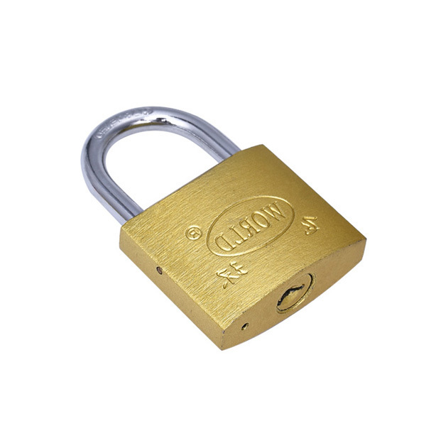 Free samples Factory OEM high quality lock 20mm brass painted iron padlock sanding  copper iron locks