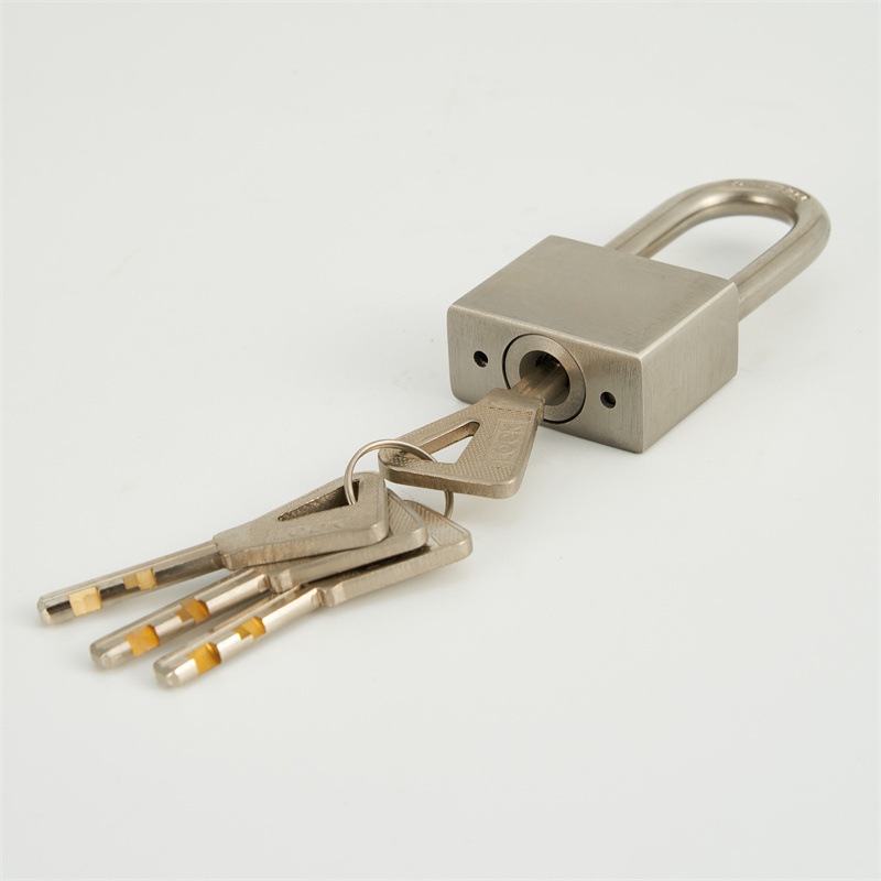 High quality #304 Stainless Steel padlock with #304 stainless steel lock shackle and square lock body