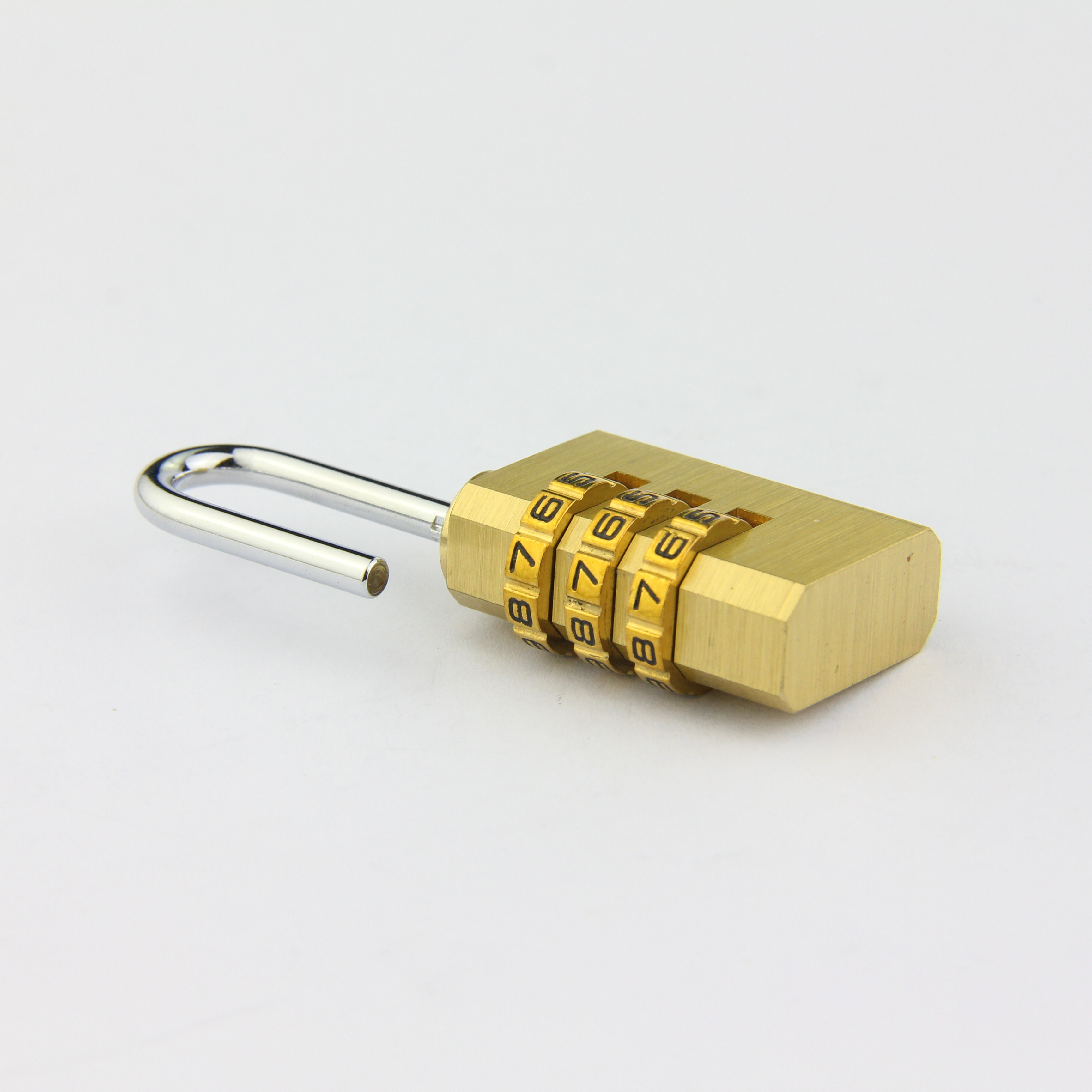 Factory OEM candado KP213 brass combination padlock luggage lock 21mm * 3 digital padlock