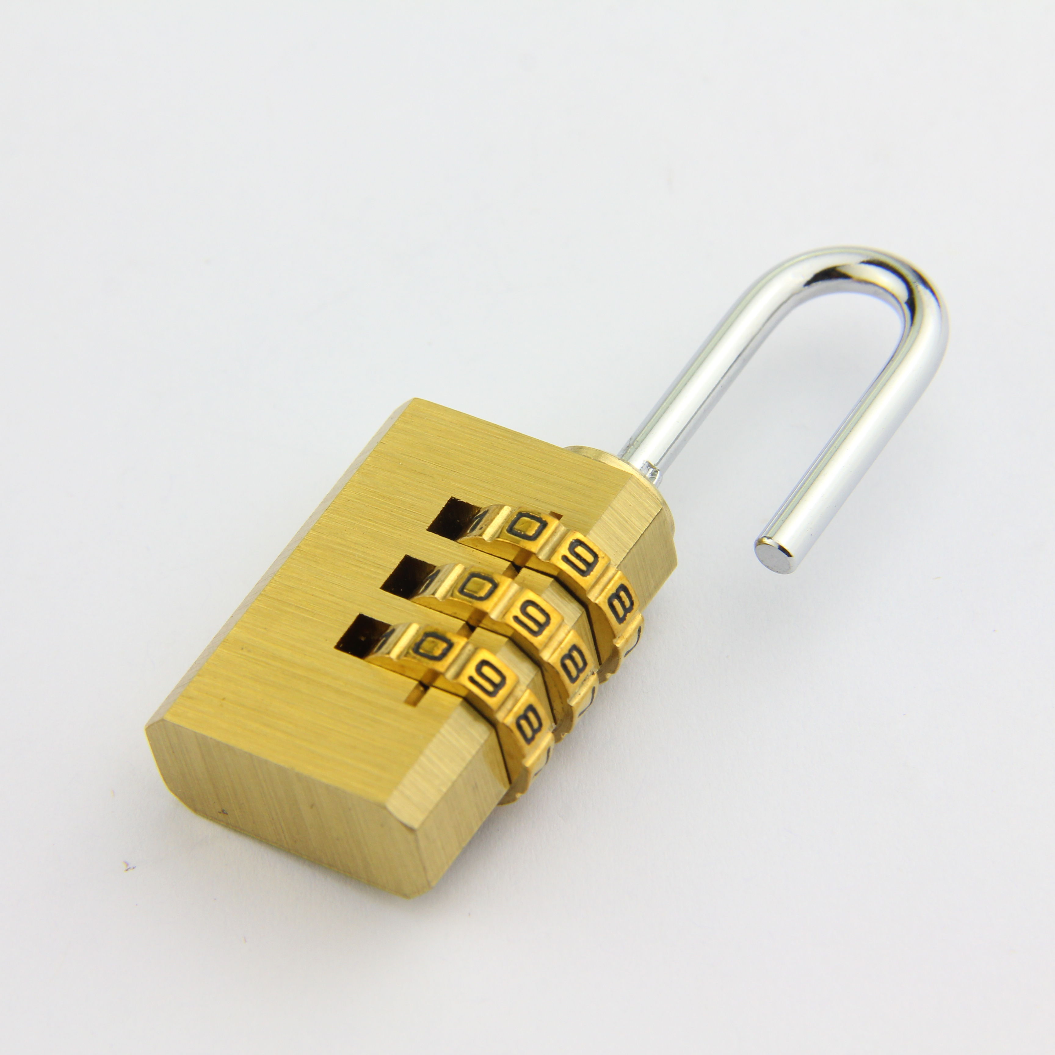 Factory OEM candado KP213 brass combination padlock luggage lock 21mm * 3 digital padlock