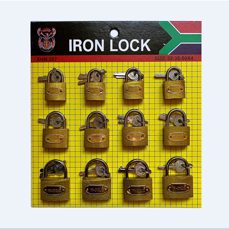 Cadeado Pad Lock safe lock Candado Brass Paints iron Padlock Lotes De Candados secure pad locks